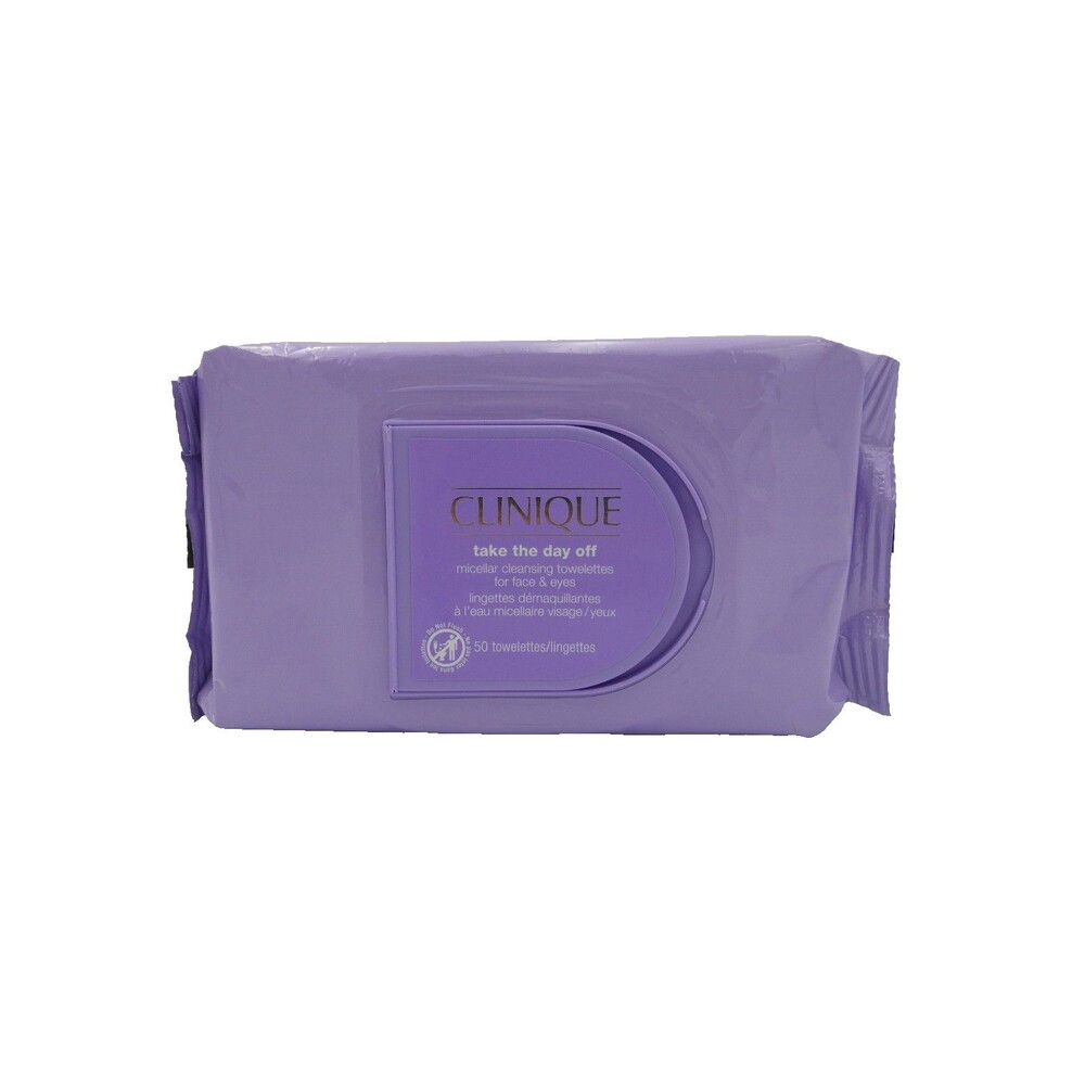 Clinique Take The Day Off Micellar Cleansing Towelettes For Face & Eyes 50 Wipes